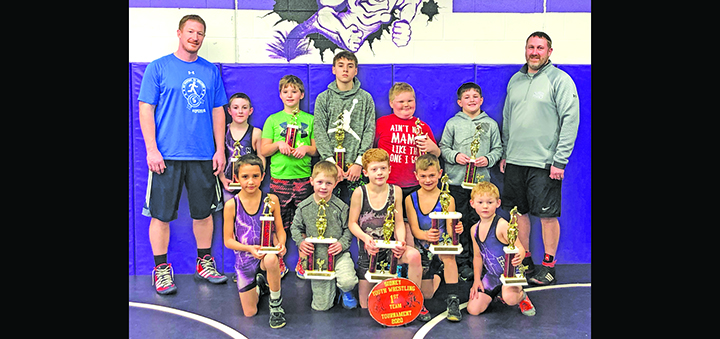 Norwich Pee-Wee Wrestlers take Sidney tournament by storm